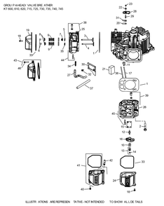 Part Location Diagram of KH-32-017-02-S Cub Cadet Valve, Intake (.25)